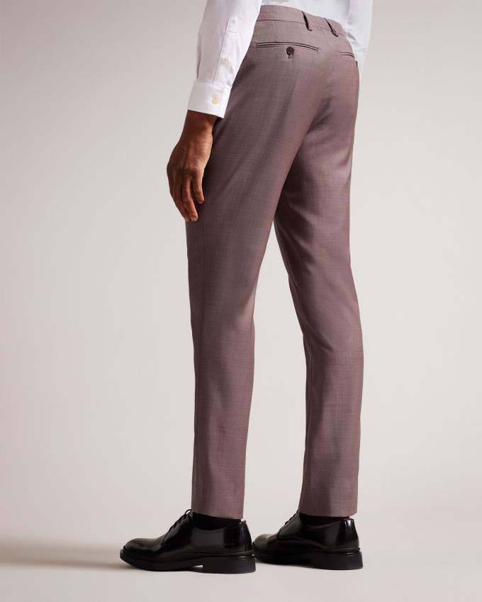 Pantalon Ted Baker Slim Fit Wool Rose Homme | RBA-68729810